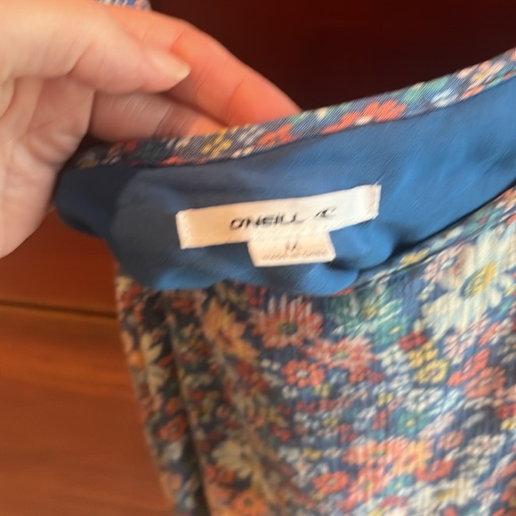 O'Neill Blue Floral Sundress Size Medium - Picture 3 of 5
